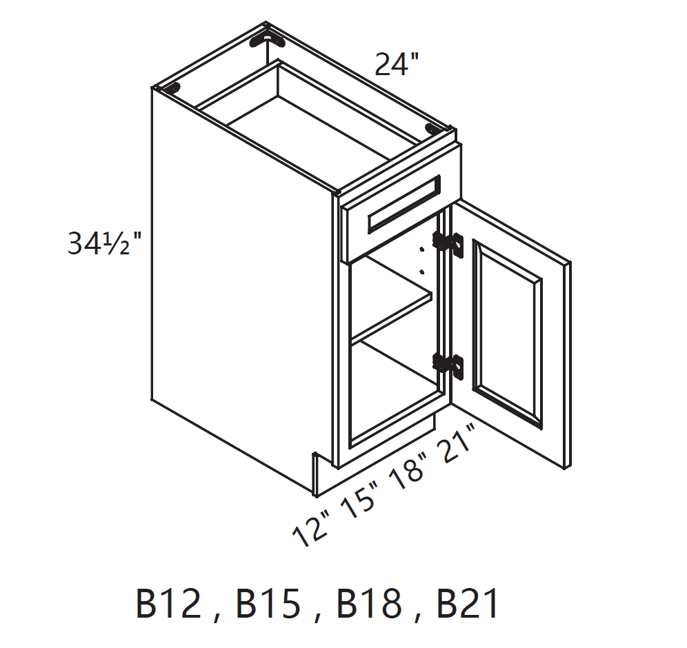 Single Door Base B12B21 World Plus