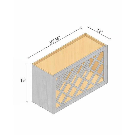 Arbris: W x 30-36 in. H x 15 in. D x 12 in. | Wine Rack | Ready-to-Assemble