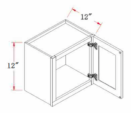 12" Wall Bridge Cabinet W1212 - W2112